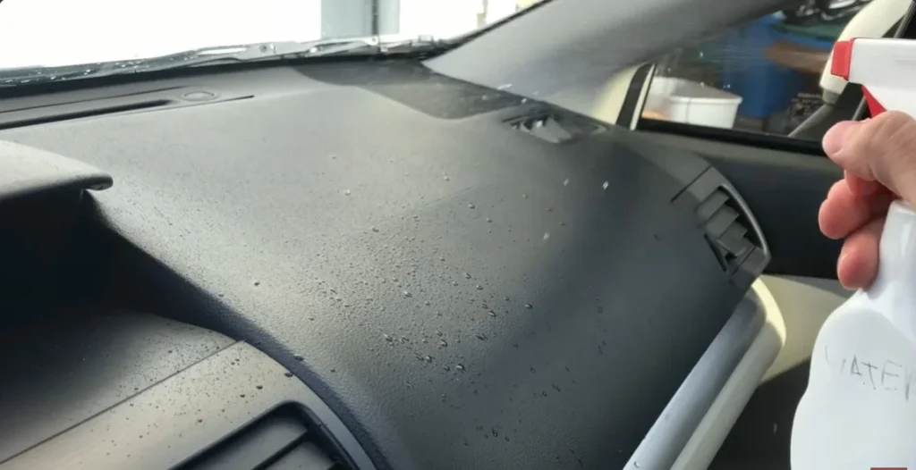 Remove Dust from Car Dashboard