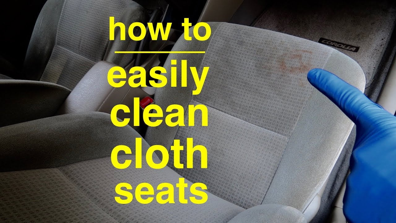 How to Deep Clean Car Seats at Home