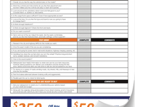 Test Drive Checklist