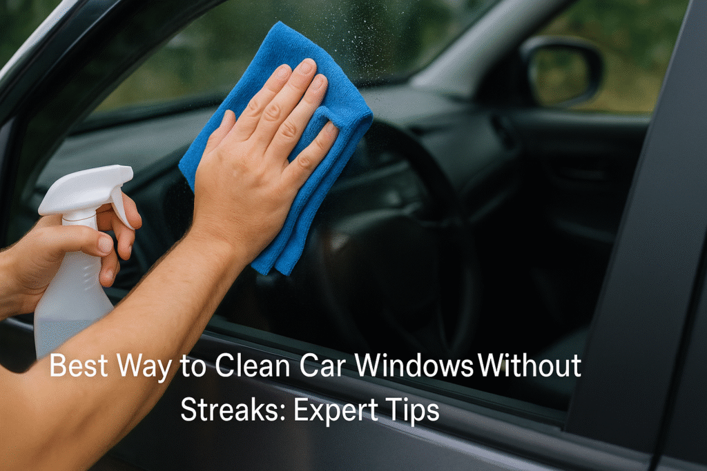 Best Way to Clean Car Windows Without Streaks: Expert Tips